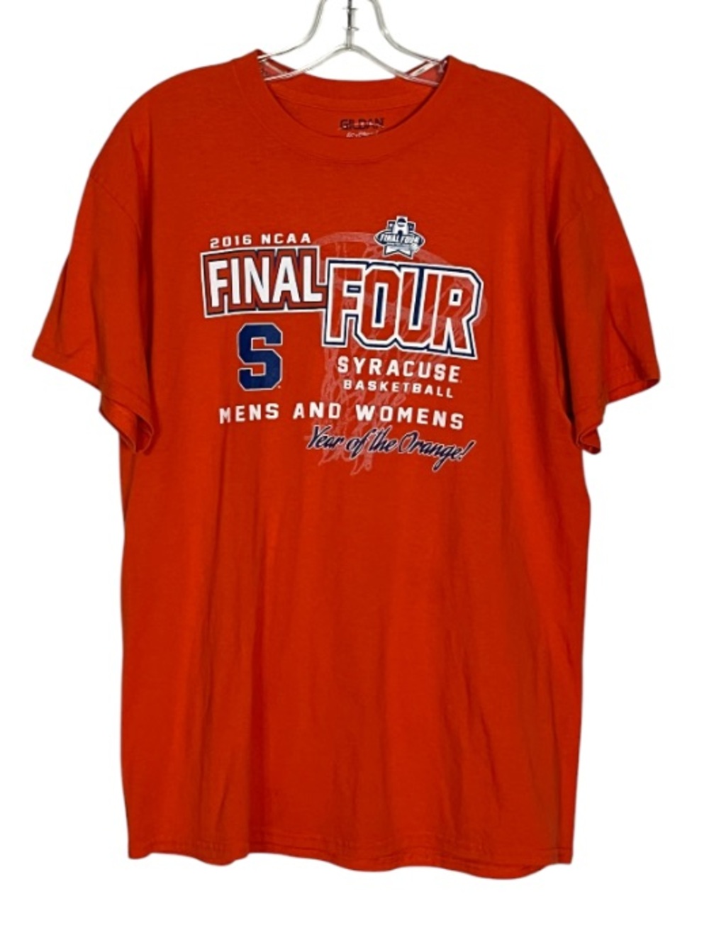 2016 Syracuse Orange Final Four NCAA Orange Graphic Tee Size Large